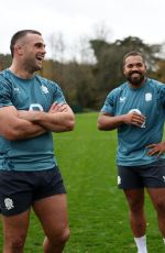 EMMA RADUCANU Visits an England Rugby Training Session at Pennyhill Park in Bagshot 11/11/2025