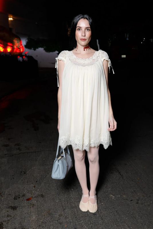 EMMA ROBERTS Arrives at Vas J Morgan