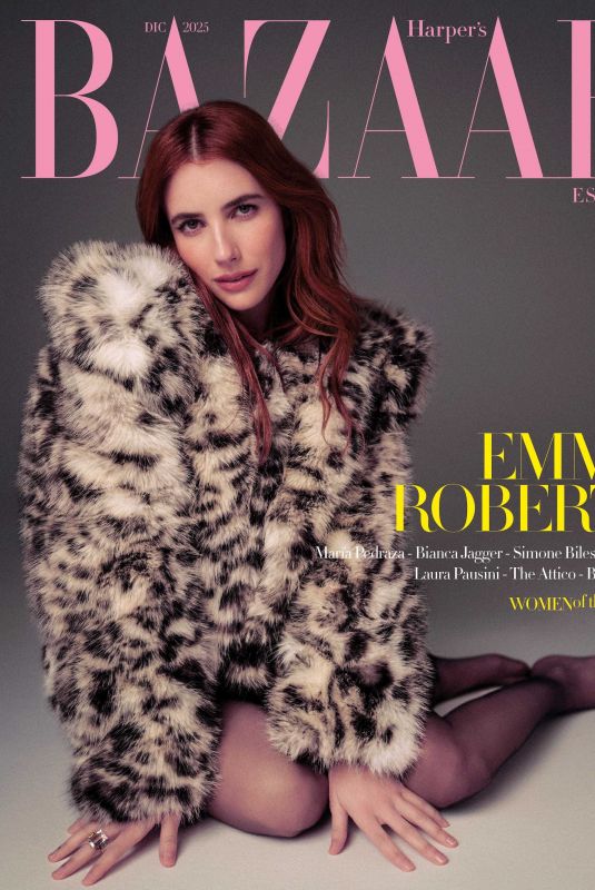 EMMA ROBERTS for Harper