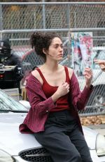 EMMY ROSSUM on the Set of Furious in New York 11/12/2025