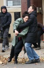 EMMY ROSSUM on the Set of Furious in New York 11/12/2025