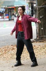 EMMY ROSSUM on the Set of Furious in New York 11/12/2025