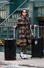 FAMKE JANSSEN Out in SoHo in New York 11/18/2025