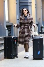 FAMKE JANSSEN Out in SoHo in New York 11/18/2025