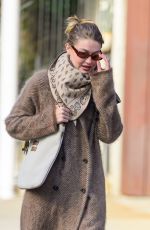 GIGI HADID Out and About in New York City 11/18/2025