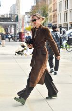GIGI HADID Out for Luch at Sadelle