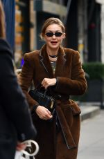 GIGI HADID Out for Luch at Sadelle