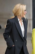 GILLIAN ANDERSON Arrives at BBC Studios in London 11/04/2025