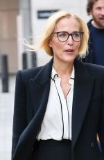 GILLIAN ANDERSON Arrives at BBC Studios in London 11/04/2025