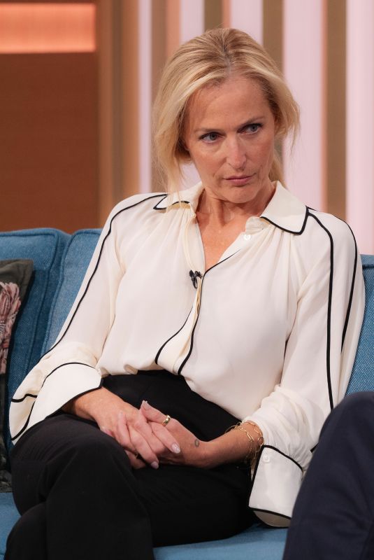 GILLIAN ANDERSON at This Morning TV Show in London 11/04/2025