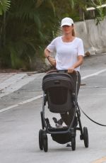 GISELE BUNDCHEN Out with Her Baby and Dog in Miami 11/17/2025