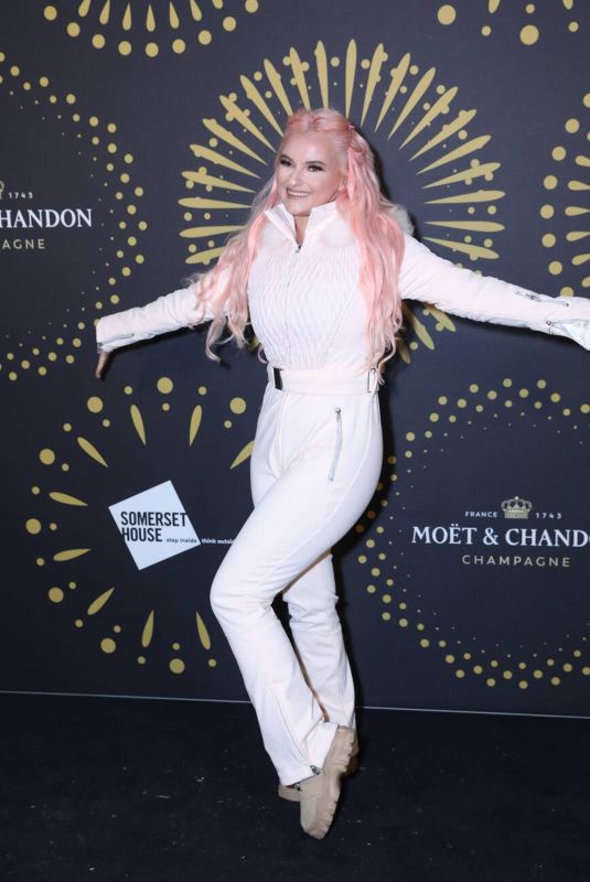 GRACE CHATTO at Launch of Skate at Somerset House with Moet & Chandon in London 11/15/2022
