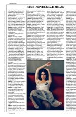 GRACIE ABRAMS and CINDY LAUPER in Rolling Stone, October 2025