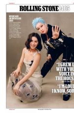 GRACIE ABRAMS and CINDY LAUPER in Rolling Stone, October 2025