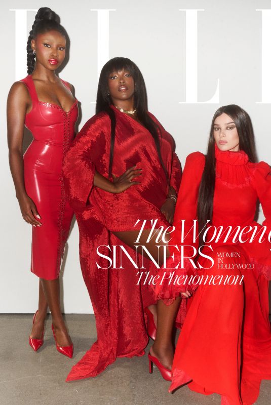 HAILEE STEINFELD, JAYME LAWSON and WUNMI MOSAKU for Elle USA: Women in Hollywood, November 2025
