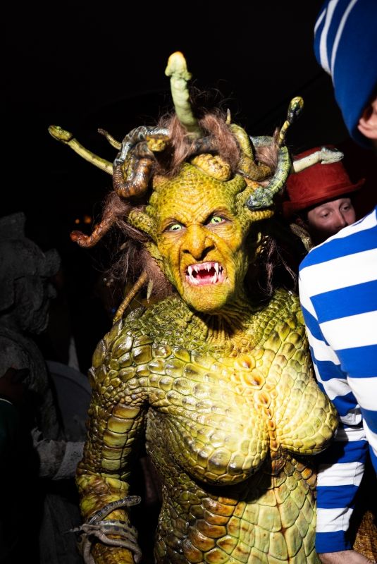HEIDI KLUM at Her Halloween Party in New York 10/31/2025