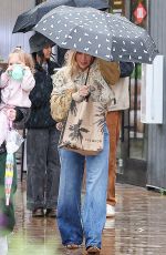 HILARY DUFH Shops for Eyewear and Grabs an Iced Coffee in Los Angeles 11/20/2025