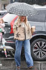 HILARY DUFH Shops for Eyewear and Grabs an Iced Coffee in Los Angeles 11/20/2025