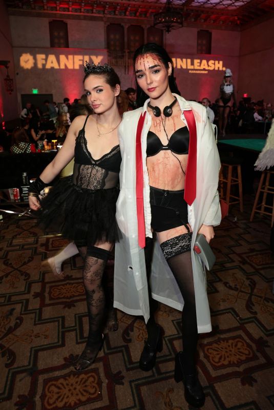 INDIANA MASSARA at Fanfix x Unleash A Haunted Night in Hollywood in Los Angeles 10/28/2025