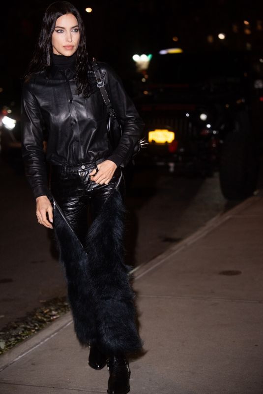 IRINA SHAYK Arrives at Steven Klein x VOGUE Party in New York City 11/17/2025