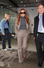 ISLA FISHER Arrives at CBS Studios in New York City 11/10/2025