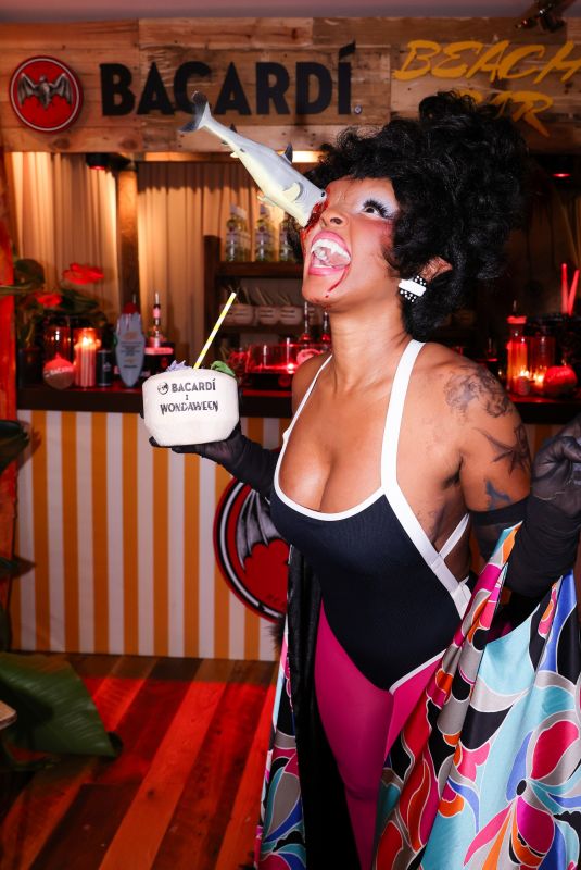 JANELLE MONAE at Janelle Monae x BACARDI Rum Wondaween Party in Los Angeles 10/31/2025 