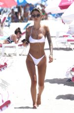 JENAH YAMAMOTO in Bikini at a Beach in Miami 07/24/2017