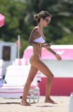 JENAH YAMAMOTO in Bikini at a Beach in Miami 07/24/2017