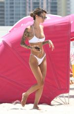 JENAH YAMAMOTO in Bikini at a Beach in Miami 07/24/2017