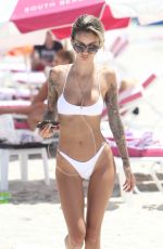 JENAH YAMAMOTO in Bikini at a Beach in Miami 07/24/2017