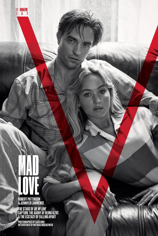 JENNIFER LAWRENCE and Robert Pattinson for V Magazine, Winter 2025