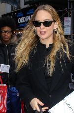 JENNIFER LAWRENCE Arrives at SAG-AFTRA Foundation Conversation in New York City 11/06/2025