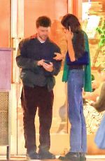 KAIA GERBER and Jon Rudnitsky Leaves a Dinner at Sunset Tower Hotel 11/17/2025