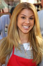 KATE MANSI at Thanksgiving Dinner at LA Mission 11/27/2013