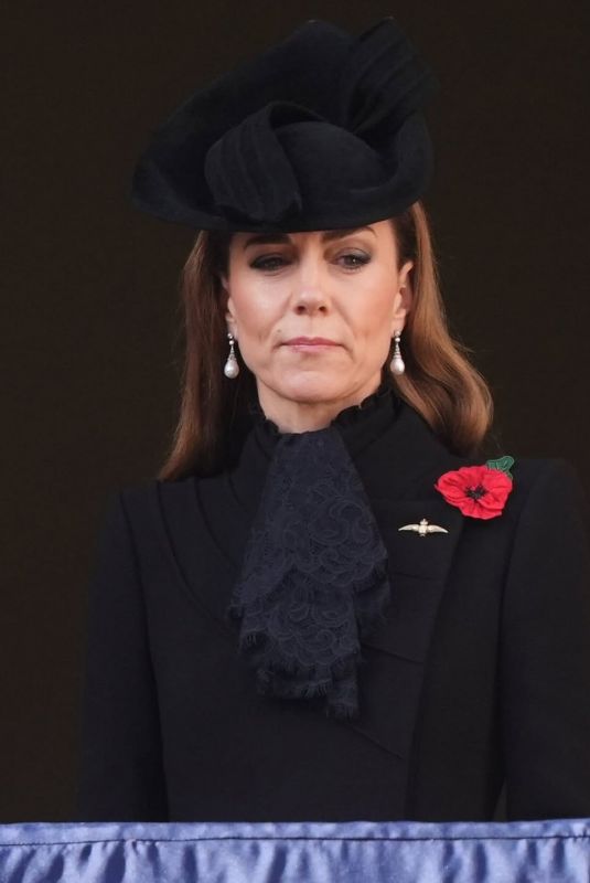 KATE MIDDLETON at Remambrance Sunday at Cenotaph in London 11/09/2025