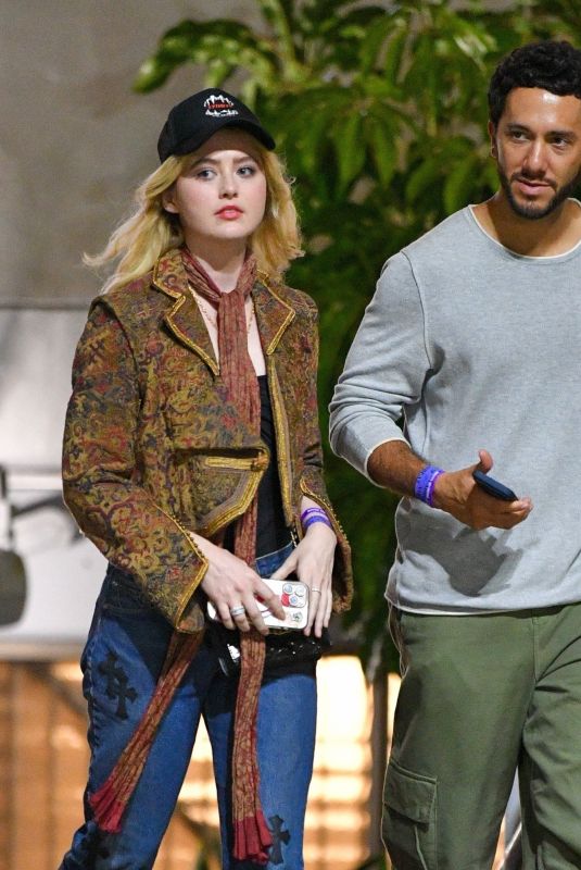 KATHRYN NEWTON Leaves Kia Forum in Los Angeles 11/17/2025