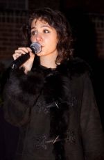 KATIE MELUA Switching on Christmas Lights in Eton 11/14/2010
