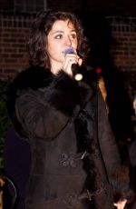 KATIE MELUA Switching on Christmas Lights in Eton 11/14/2010