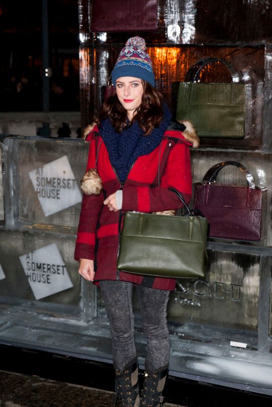 KAYA SCODELARIO at Coach Presents Skate at Somerset House VIP Launch in London 11/13/2013
