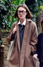 KEIRA KNIGHTLEY Out and About in London 11/15/2025