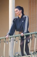 KENDALL JENNER On the Set of an Adidas Campaign Photoshoot in Pasadena 11/13/2025