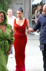 KIM KARDASHIAN Out at Copacabana Palace in Rio de Janeiro 11/11/2025