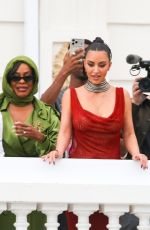 KIM KARDASHIAN Out at Copacabana Palace in Rio de Janeiro 11/11/2025