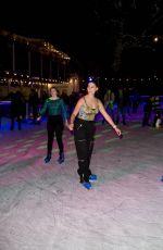 KIRA KOSARIN at Natural History Museum Holiday Ice Rink Launch in London 10/24/2018