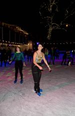 KIRA KOSARIN at Natural History Museum Holiday Ice Rink Launch in London 10/24/2018
