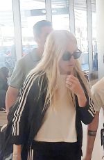 KRISTEN STEWART and DYLAN MEYER Arrives at LAX Airport 10/30/2025
