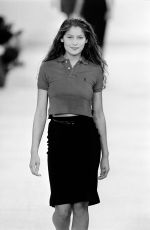 LAETITIA CASTA at Ralph Lauren Spring 1995 Ready to Wear Runway Show in New York 11/02/1994