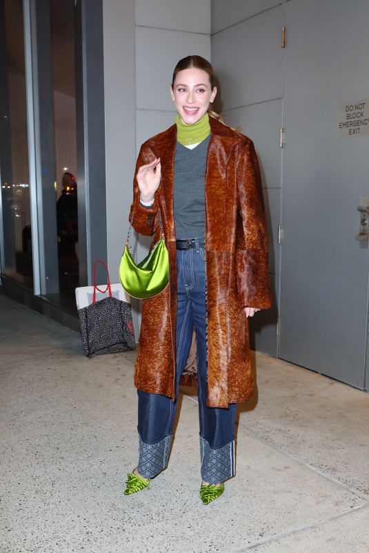 LILI REINHART Arrives at SAG-AFTRA Foundation Conversations: Hal & Harper in New York City 11/24/2025