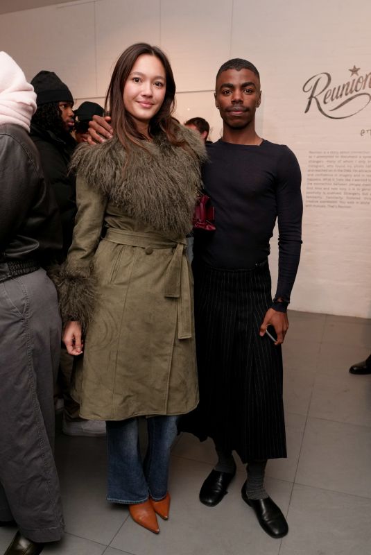 LILY CHEE at Tyrell Hampton’s REUNION Exhibition Event in New York City 11/11/2025