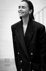 LILY COLLINS in Elle Spian, December 2025